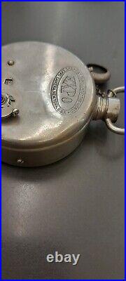 Vintage The EXPO Pocket Watch Spy Camera New York Metal with Cap