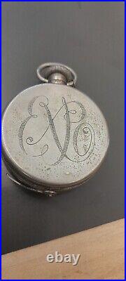Vintage The EXPO Pocket Watch Spy Camera New York Metal with Cap