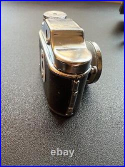 Vintage Tiny CRYSTAR Miniature Film Spy Camera with Leather Case JAPAN