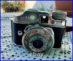 Vintage Toko. P. W. Mighty, Mini Spy Camera With Leather Case. Vintage Camera Vintage Toko. P. W. Mighty, Mini Spy Camera With Leather Case. Vintage Camera