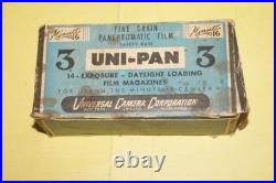 Vintage Universal Camera Corp Minute 16 16mm Subminiature Camera & film