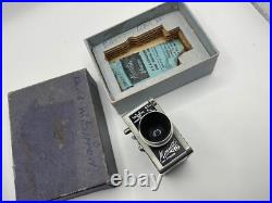 Vintage Universal Minute 16 Sub Miniature Camera Original Box with papers