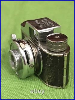 Vintage Untested MYCRO Camera With Leather Case
