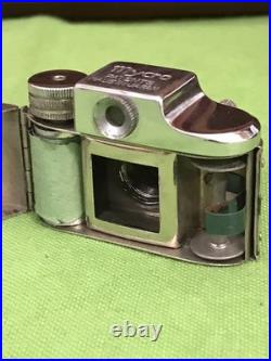 Vintage Untested MYCRO Camera With Leather Case