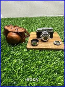 Vintage Untested MYCRO III A Spy Camera With Leather Case, Extra Lens submini Vintage Untested MYCRO III A Spy Camera With Leather Case, Extra Lens submini