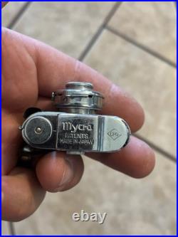 Vintage Untested MYCRO SANWA Spy Camera With Leather Case Size 1