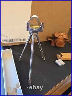 Vintage Untested MYCRO SANWA Spy Camera With Leather Case Size 1 AND TRI POD
