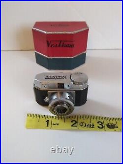 Vintage Vestkam Subminiature Camera With Leather Case Occupied Japan. Rare