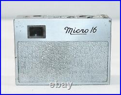 Vintage Whittaker Micro 16 Spy Camera with Original Case