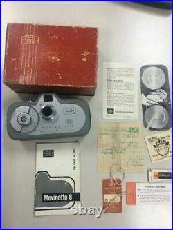 Vintage ZEISS IKON movinette 8 in original box & Invoice & instruction, working