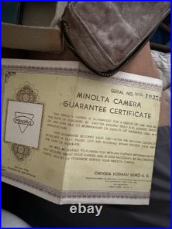 Vintage camera The Minolta-16 subminiature in original box plus FILTER New
