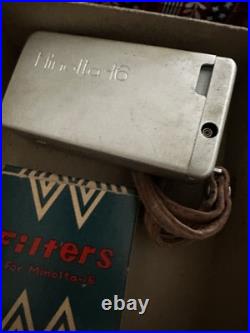 Vintage camera The Minolta-16 subminiature in original box plus FILTER New
