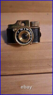 Vintage mini spy camera gold