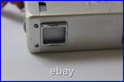 Vntg MINOLTA-16 Japan Rokkor 3.5/25 Lens Spy Subminiature Camera with Box & Case +