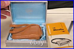 Vtg MINOLTA 16 MG KIT 16mm Subminiature Hand Camera Original Box & Insert
