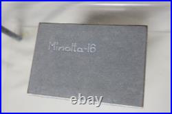 Vtg MINOLTA 16 MG KIT 16mm Subminiature Hand Camera Original Box & Insert