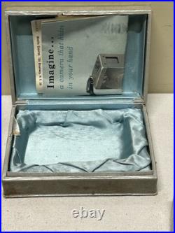 Vtg MINOLTA 16 MG KIT 16mm Subminiature Hand Camera Original Box & Paperwork