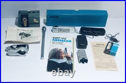 Vtg MINOX Wetzlar Subminiature Camera Complan f/3.5 15mm Lens With Accessories