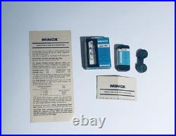 Vtg MINOX Wetzlar Subminiature Camera Complan f/3.5 15mm Lens With Accessories