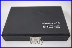 Vtg Minolta 16 MG-S Miniature Spy Film Camera with Bonus Minolta 16 MG READ