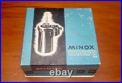Vtg NOS MINOX DEVELOPING TANK THERMOMETER SPACER BOX AND INSTRUCTIONS Germany