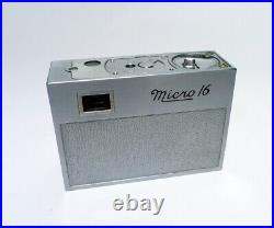 Wm. R. Whittaker Vintage Micro 16 Miniature Spy Camera, Los Angeles