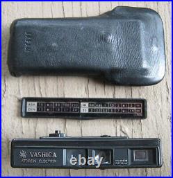 Yashica Atoron Electro Mini Spy Camera With Case, Japan, Untested, Vintage, Rare